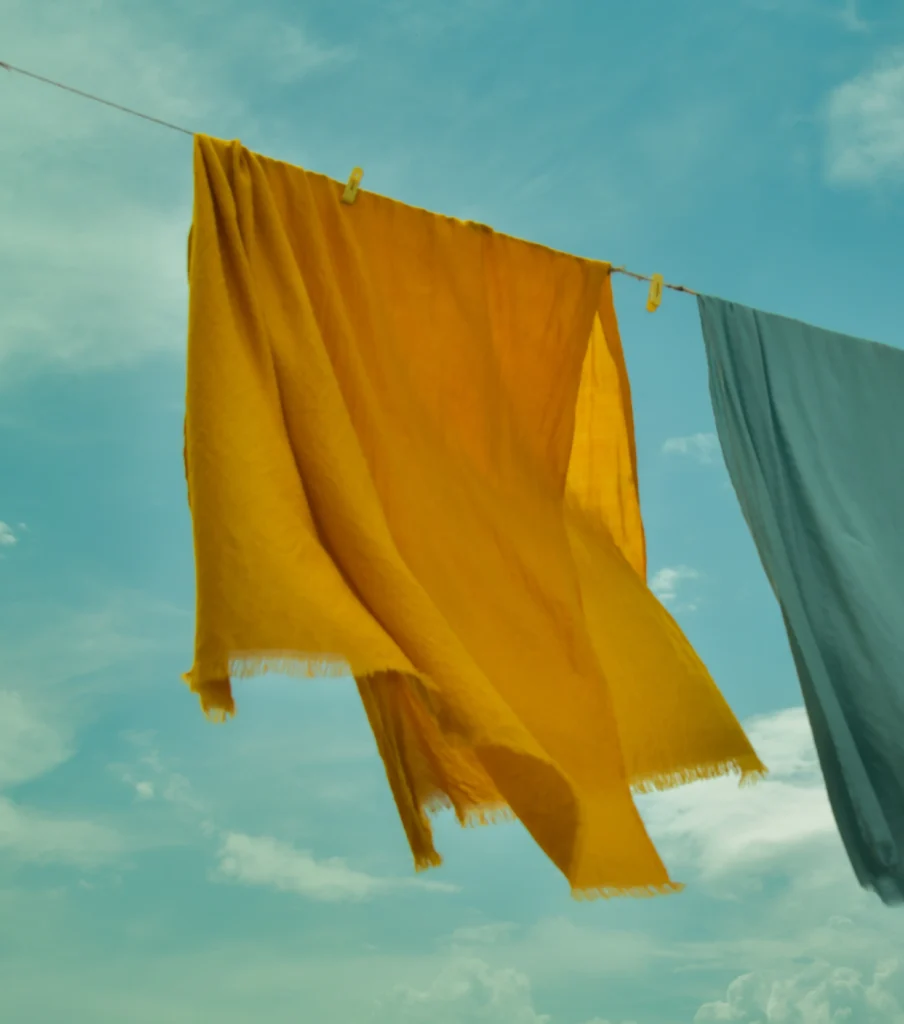 washing and drying pashmina in a natural way