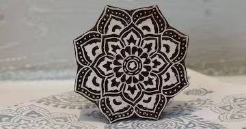 hand block pashmina kashmir