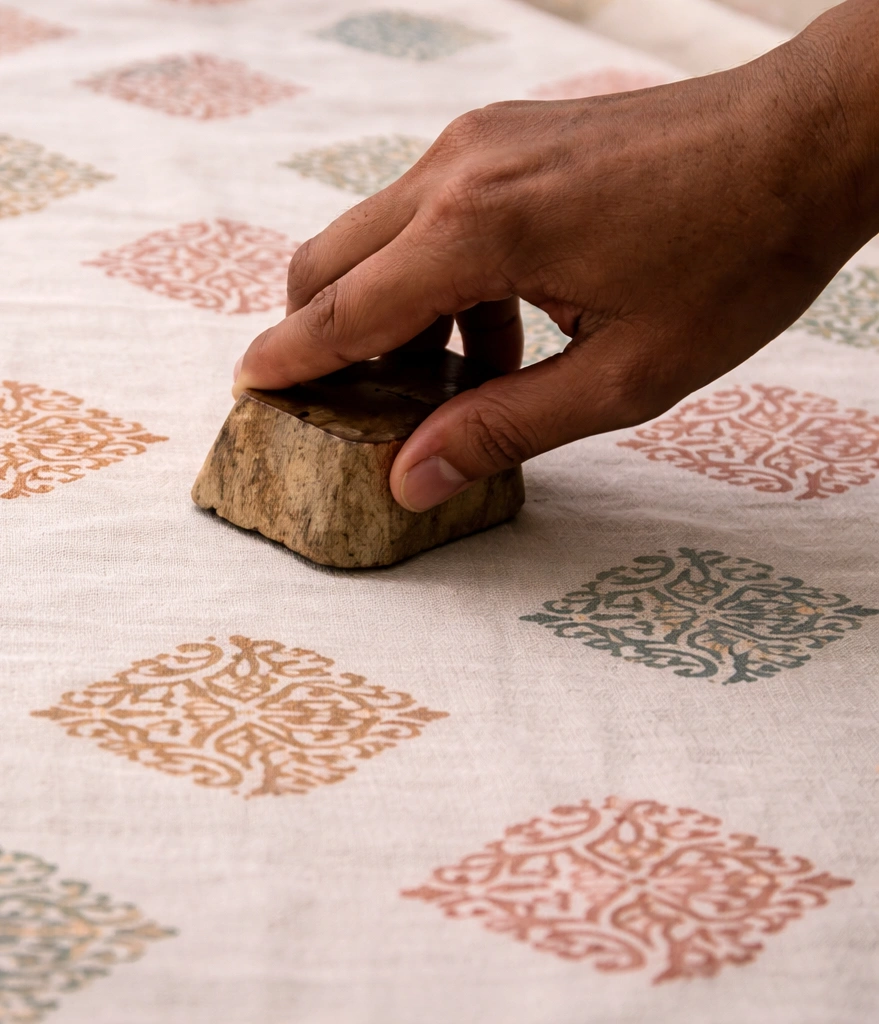 handblock-shawl-making-pashmina-india