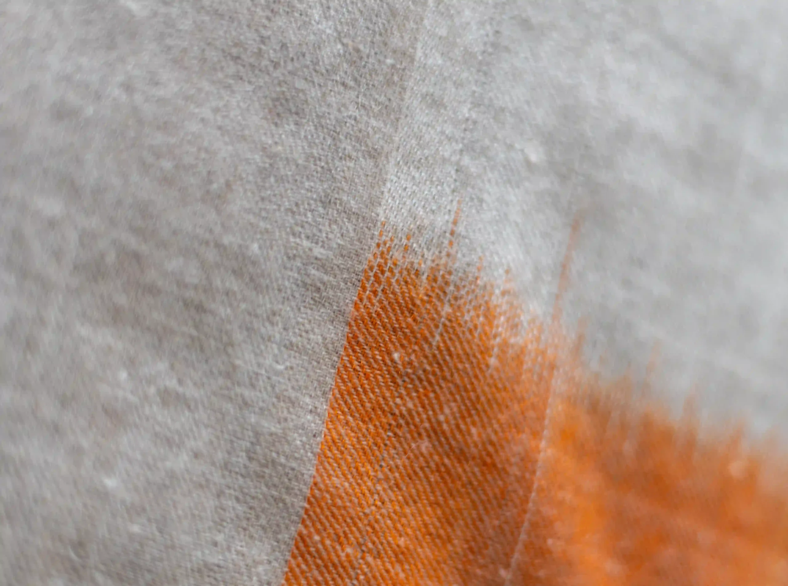 Uneven texture on a shawl