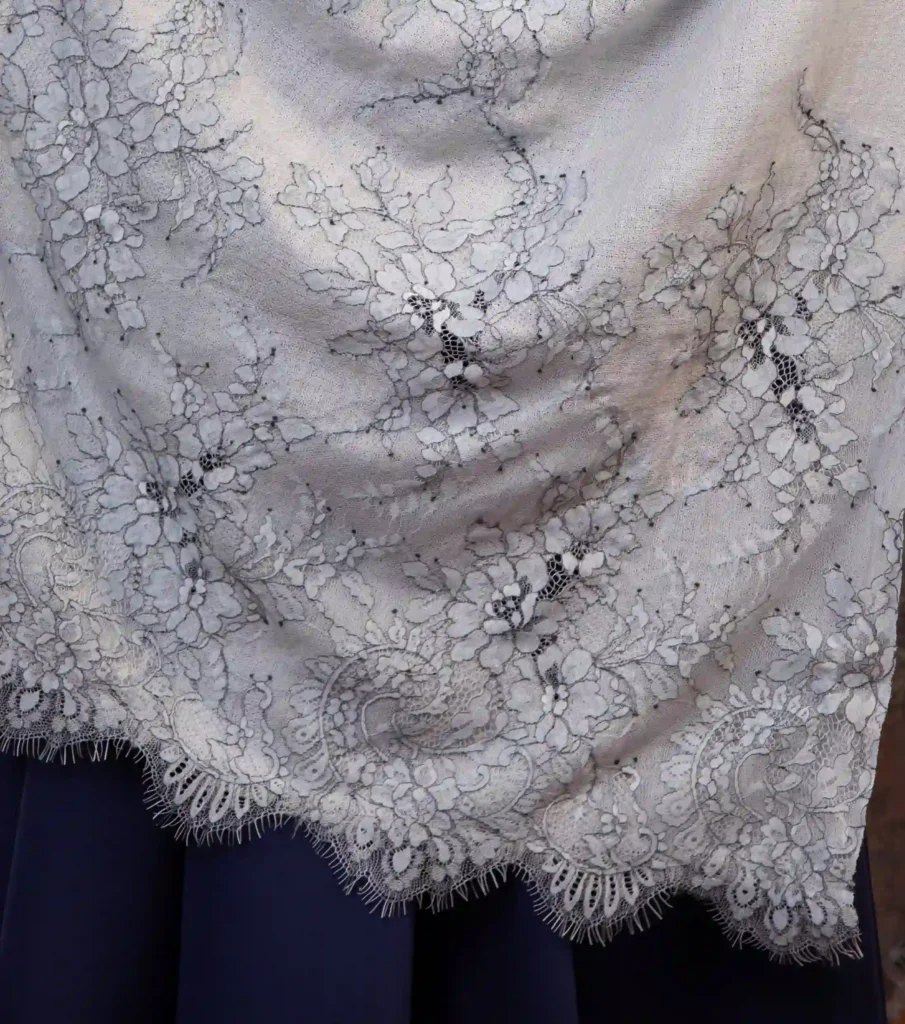laced shawl scarf kashmir
