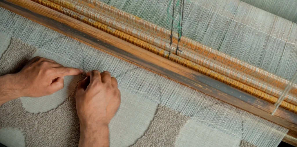 handloom kashmir shawl weaving