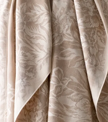 beige and white colour printed pashmina shawl kashmir