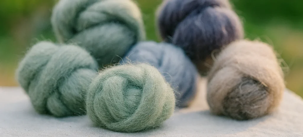 hanks of wool for making shawls scarves in kashmir