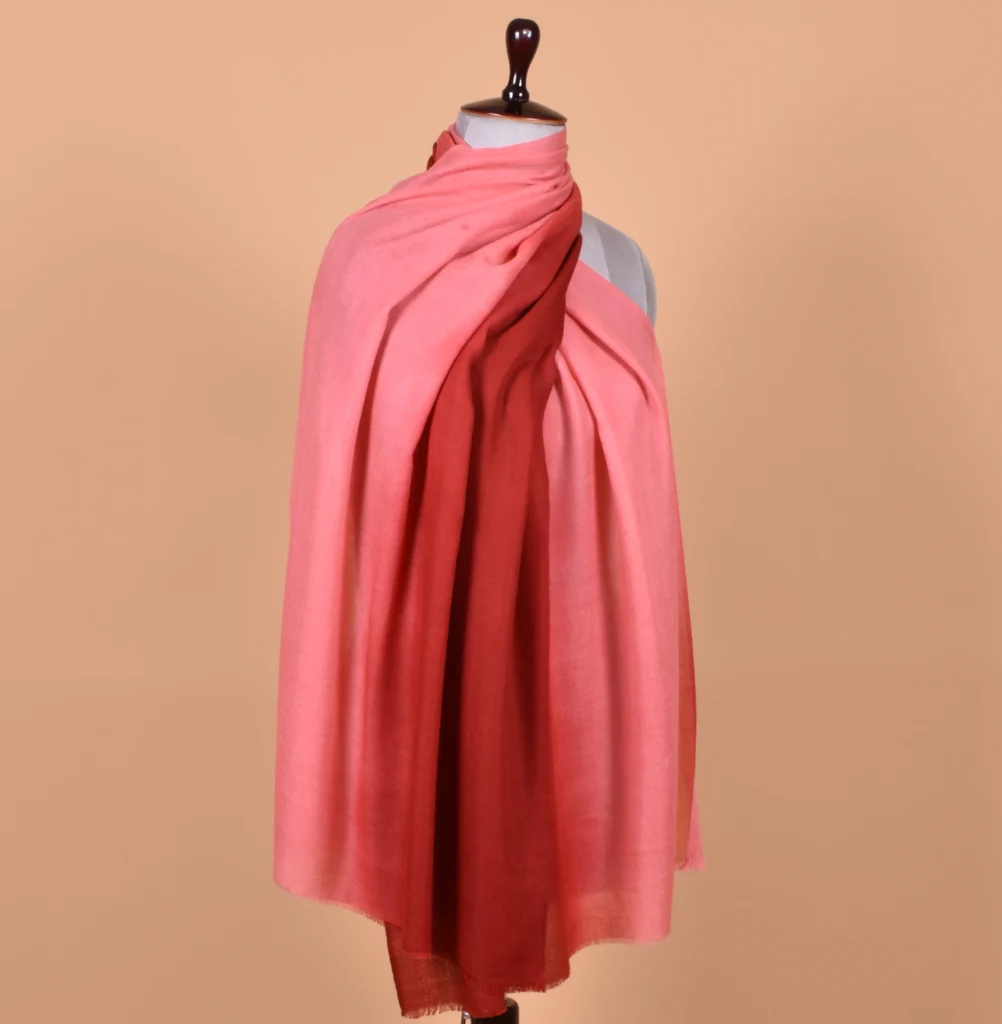 woolen ombre shawl kashmir