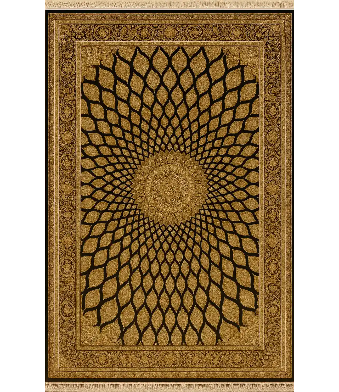 silk carpet kashmir