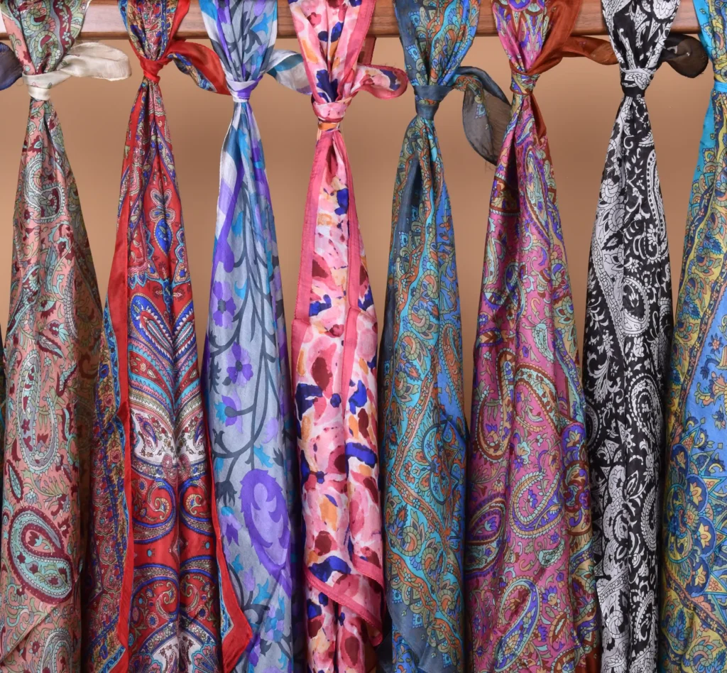 silk scarves from kashmir